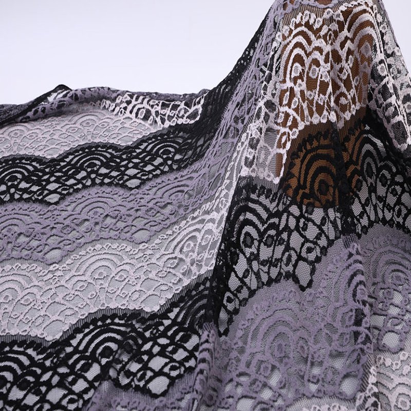 Lace Fabric Women's Polyester Warp Knit for Women's Wear Wholesale Sup 4